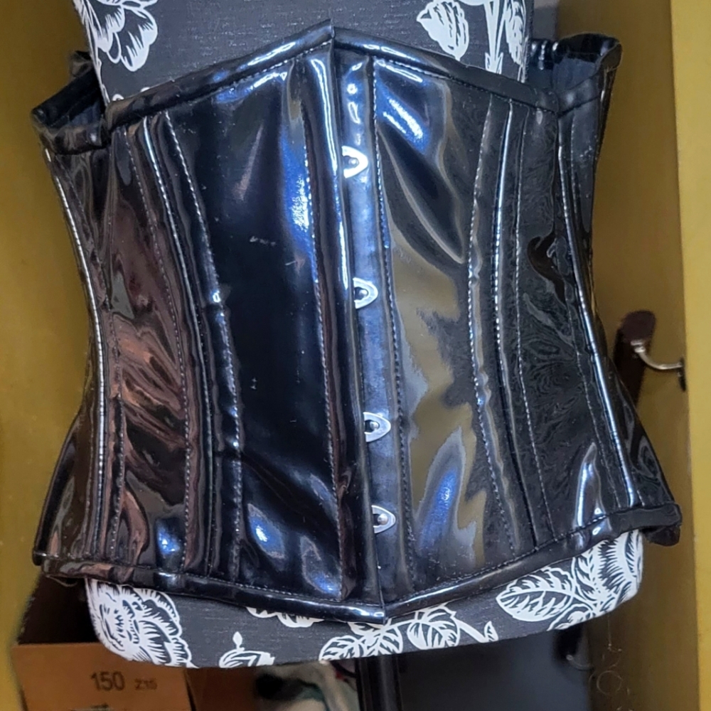 Pleather Orchard Corset CS-411